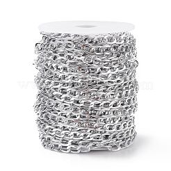 Chaînes de gourmette en aluminium d'oxydation&nbsp;CHA-TAC0003-01S-B