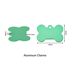 Пэт алюминиевые подвески ALUM-CJ0001-08