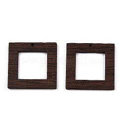 Pendentifs en bois de wengé naturel&nbsp;WOOD-T023-53