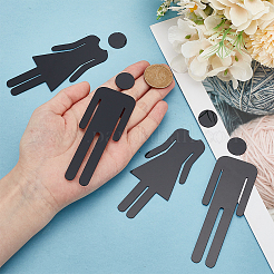 Акриловые наклейки для унитаза&nbsp;DIY-WH0569-66A-02