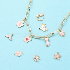 Подвески из эмали и сплава&nbsp;ENAM-YW0001-20