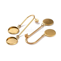 Фурнитура для сережек-гвоздиков из нержавеющей стали 304 STAS-P328-11G