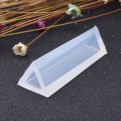 Формы из силиконовой Молды с треугольной призмой&nbsp;AJEW-P039-07