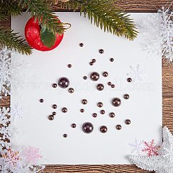 1box abs пластмассовые имитационные жемчужные купольные кабошоны&nbsp;SACR-PH0001-46