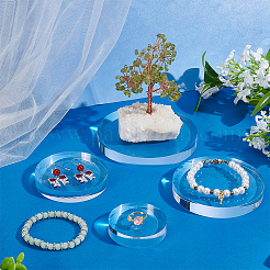 4 шт. 4 стиля акриловые подставки для косметики&nbsp;ODIS-BC0001-25A