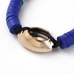 Nylon regolabile bracciali intrecciati cavo di perline&nbsp;BJEW-JB04886-03