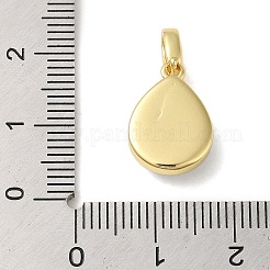 Стойка из латуни с подвесками из синтетического опала&nbsp;KK-S370-08G