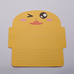 Tier-Cartoon-Grußkarten aus Papier&nbsp;DIY-WH0161-09J