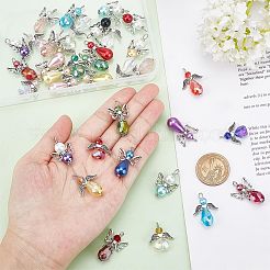 60 шт. 5 подвески из гальванического стекла FIND-CA0004-19