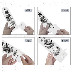 Настенный деревянный подсвечник в стиле бохо&nbsp;AJEW-WH0378-004