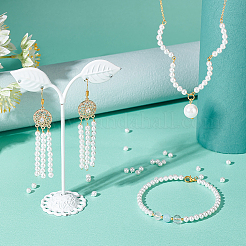 2 нитка натуральных белых ракушечных бусин SHEL-GA0001-19B