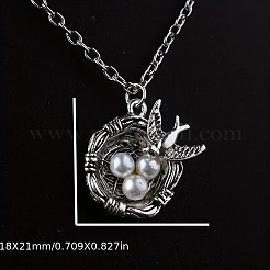 Ожерелья из сплава и искусственного жемчуга FS-WG171EF-01