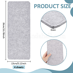 Прямоугольное фетровое дно сумки&nbsp;AJEW-WH0460-132