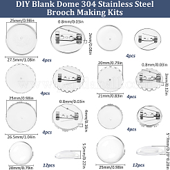 Наборы для изготовления броши из нержавеющей стали 304 своими руками&nbsp;DIY-SC0027-86