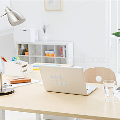 ПВХ лазерные самоклеящиеся наклейки DIY-WH0308-408