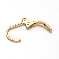 Фурнитура для сережек с застежкой-рычагом из нержавеющей стали 304 с ионным покрытием (IP) STAS-F075-37