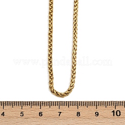 Ожерелья из цепочек из нержавеющей стали 304 для унисекс NJEW-K395-01B-G