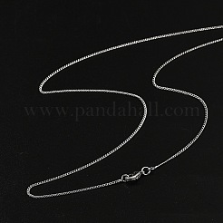 1 мм латунные цепочки с покрытием панциря для женщин и мужчин&nbsp;MAK-L044-26P