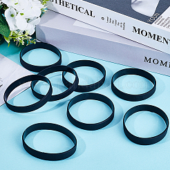 12шт. силиконовый шнур-браслет со словом&nbsp;BJEW-CN0001-05B