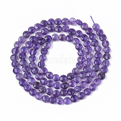 Природный аметист нитей бисера X-G-S362-015