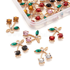 Legierung rhinestone-anhänger&nbsp;ALRI-TA0001-03G