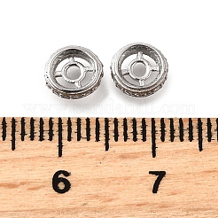 925 бусина из чистого серебра с микропаве и прозрачным фианитом STER-F061-09P