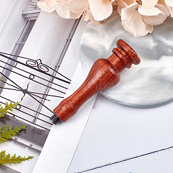 Manche en bois de poirier naturel/bois naturel&nbsp;DIY-CP0003-04