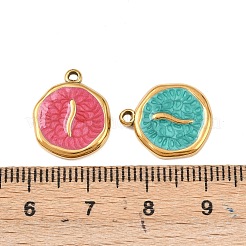 Подвески из нержавеющей стали 304 с эмалью STAS-P425-01G-12