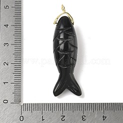 Резные подвески из смешанных натуральных и синтетических драгоценных камней&nbsp;G-P599-07G