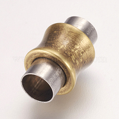 Fermoirs magnétiques en acier inoxydable 304 avec emembouts collées&nbsp;STAS-E144-054AB