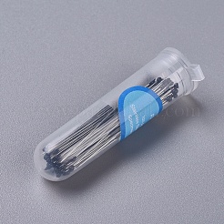 ステンレススチールヘッドピン  ストレートピン  昆虫剥製用ツール  DIY縫製工芸用の縫製ピン  ブラック  40x0.4mm  100個/箱&nbsp;NEED-WH0001-11C