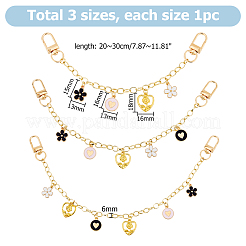 3 шт. латунные кабельные цепи сумки удлинители цепей&nbsp;HJEW-HS00049