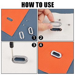 12 шт. люверсы из сплава для сумки FIND-GF0004-58