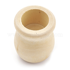 Незаконченная пустая деревянная ваза WOOD-S040-81