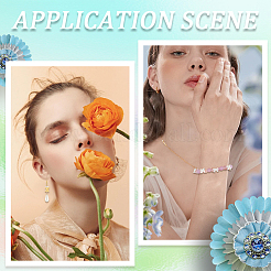 120 шт. 3-х цветные бусины-разделители из сплава&nbsp;FIND-SC0017-98