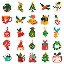 50 autocollant en papier dessin animé sur le thème de Noël&nbsp;DIY-P085-12