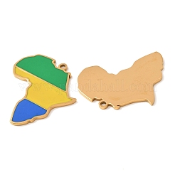 Anhänger aus Edelstahl 304 und Emaille&nbsp;SA-CBA6ECE-01G-G04