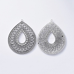 Тибетский сплав стиля большие кулоны&nbsp;TIBEP-A20395-AS-FF