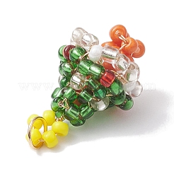 Рождественская тема тканые подвески из стеклянного бисера PALLOY-MZ00267