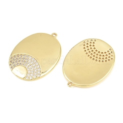 Messing micro pave klare zirkonia anhänger&nbsp;KK-CBAB1DE-04G