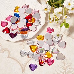 300 pz 10 colori imitazione taiwan strass acrilico cabochon&nbsp;sgGACR-SZ0001-09