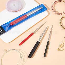 4 шт. 2-х цветные стержни для намотки проволоки из углеродистой стали&nbsp;AJEW-UN0001-79