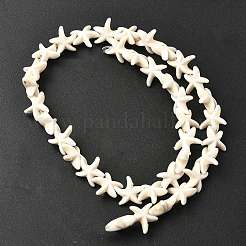 Бусы из синтетического магнезита X-G-P228-16-01