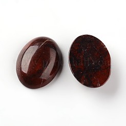 Ovale cabochon di diaspro rosso naturale&nbsp;G-I171-13x18mm-06