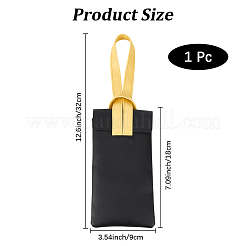 Estuches para gafas de imitación de cuero de PVC&nbsp;ABAG-CN0001-66A