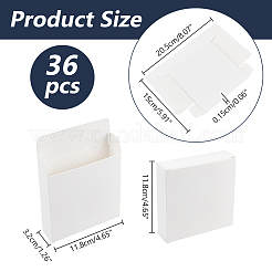 Бумажные упаковочные коробки CON-WH0085-94B