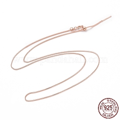 925 collier chaînes de blé en argent sterling pour femme&nbsp;STER-I021-04RG