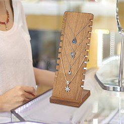 Кедровые украшения slan back подвеска ожерелье органайзер стенды для демонстрации&nbsp;ODIS-WH0078-23