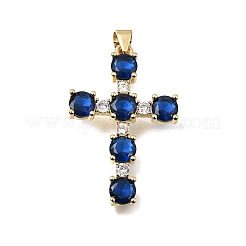 Ciondoli pasquali in ottone con pavé di zirconi cubici&nbsp;CU-E002-01B-G