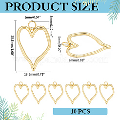 10шт латунные подвески KK-ME0001-63